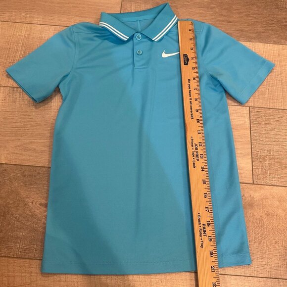 NIKE YOUTH DRI FIT STANDARD FIT SMALL GOLF POLO SHORT SLEEVE BOYS - Picture 7 of 7
